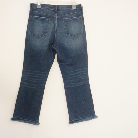 JBRAND Selena Boot Cut Release/Fray Hem Denim Jean - Picture 9 of 9